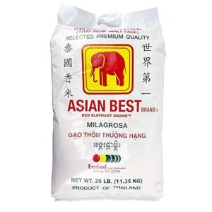 Asian Best Jasmine Rice, 25 Pound