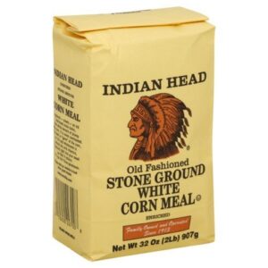 Stone Ground Indian Head Corn Meal - White, 2lbs