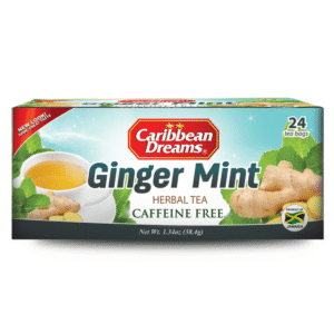 Caribbean Dreams Ginger Mint Herbal Tea (1.34 OZ)